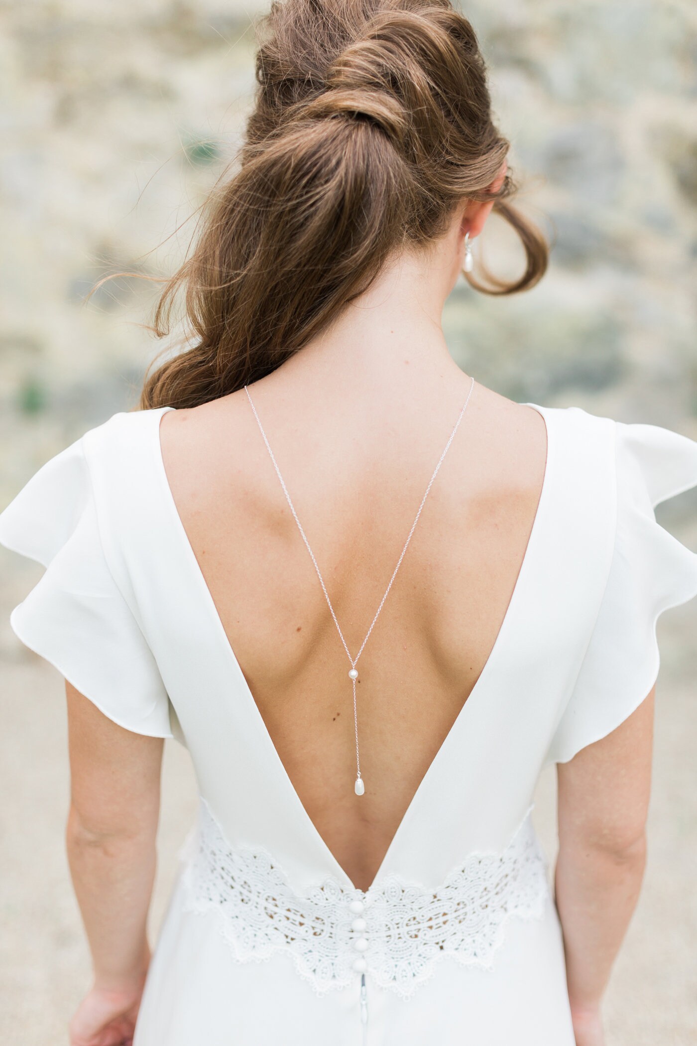 Ettiene Pearl and Crystal Necklace Set | Anna Bellagio