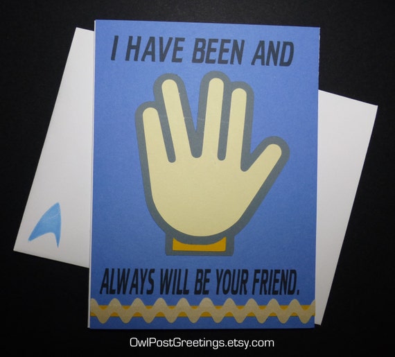 Star Trek-monedero-Capitán Spock-live long and Prosper