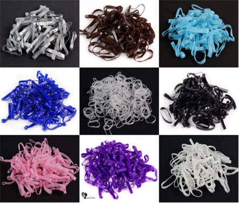 Rubber Bands for Dreadlocks and braids Installation 100 pieces Etsy