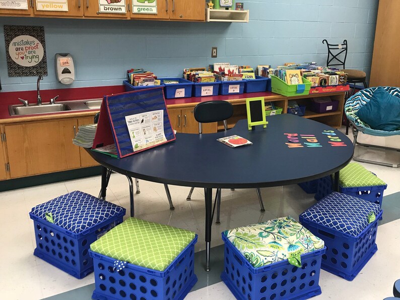 Crate Seats for classroom flexible seating and storage Seat | Etsy