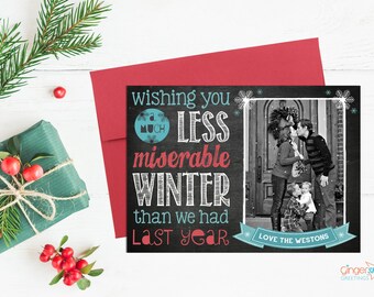 Funny Holiday Photo Card