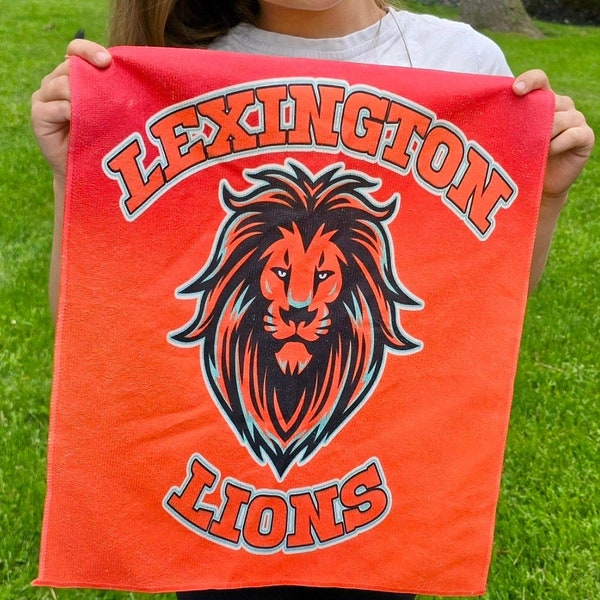 Team Rally Towels Etsy