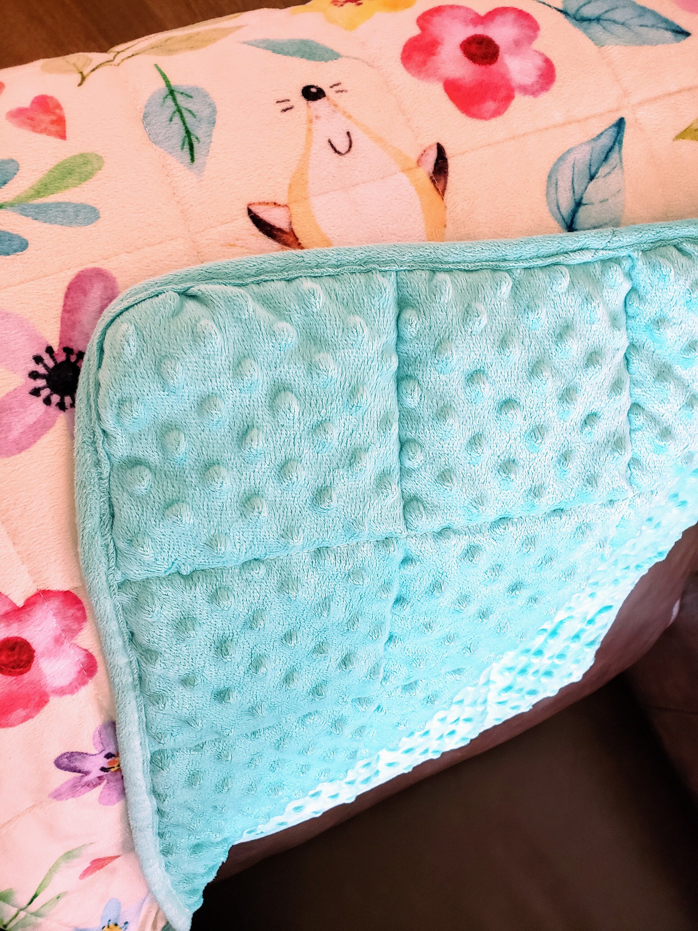 Weighted Blanket Kids 5 lbs 55x42 inch Girls Etsy