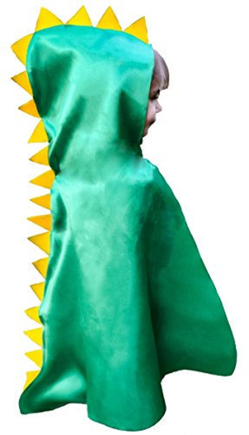 Dinosaur Cape Halloween Costume CPSCCPSIA Safety Compliant Superhero with Hood and Mask Dress Up Play T-Rex Dino Set