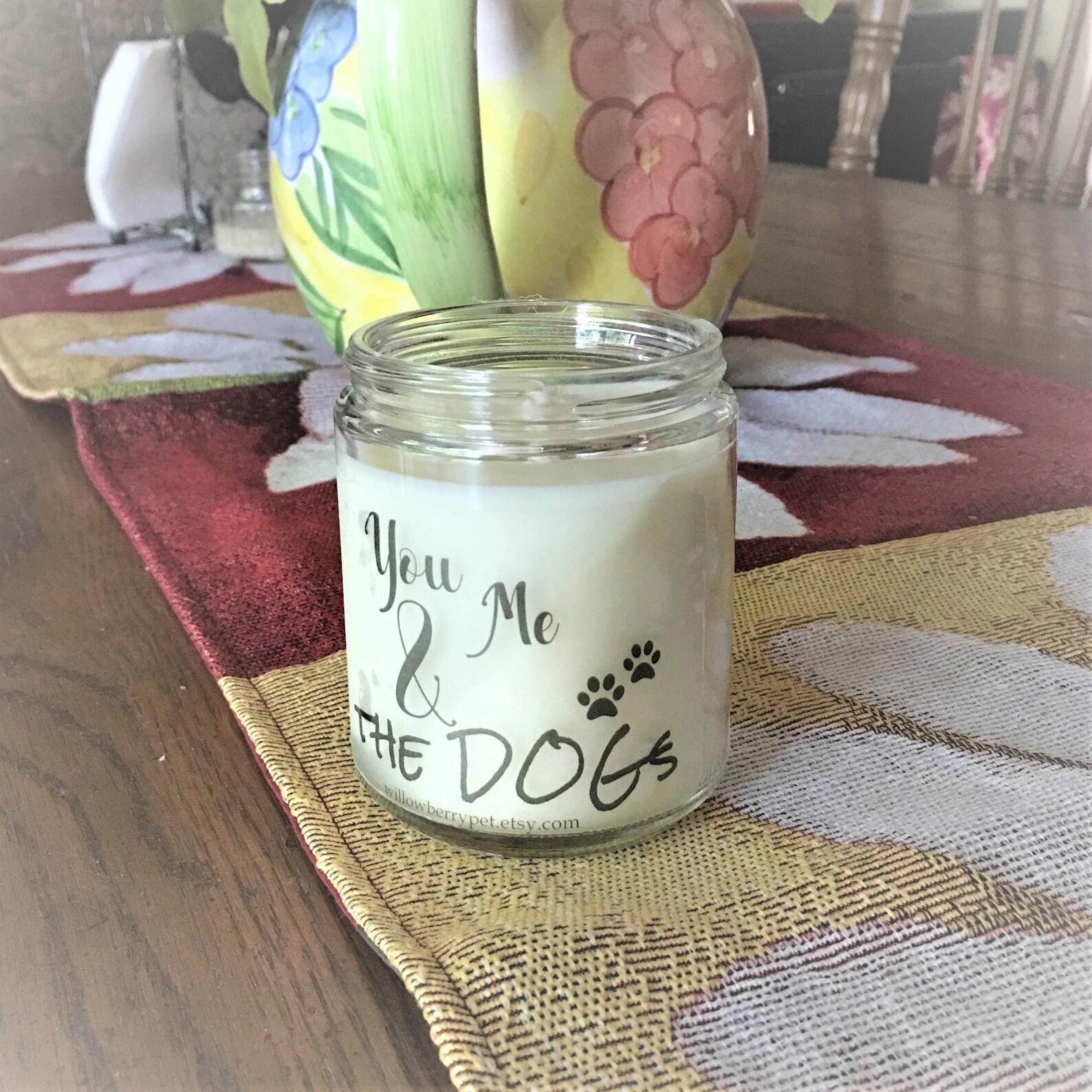 Dog Candle Dog Lover Candle Dog People Candle You Me and Etsy