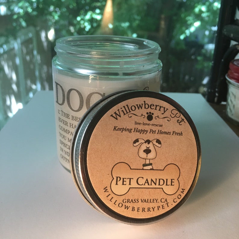 Dog Memory Dog Memory Gift Memory Candle Dog Memorial Gift Etsy