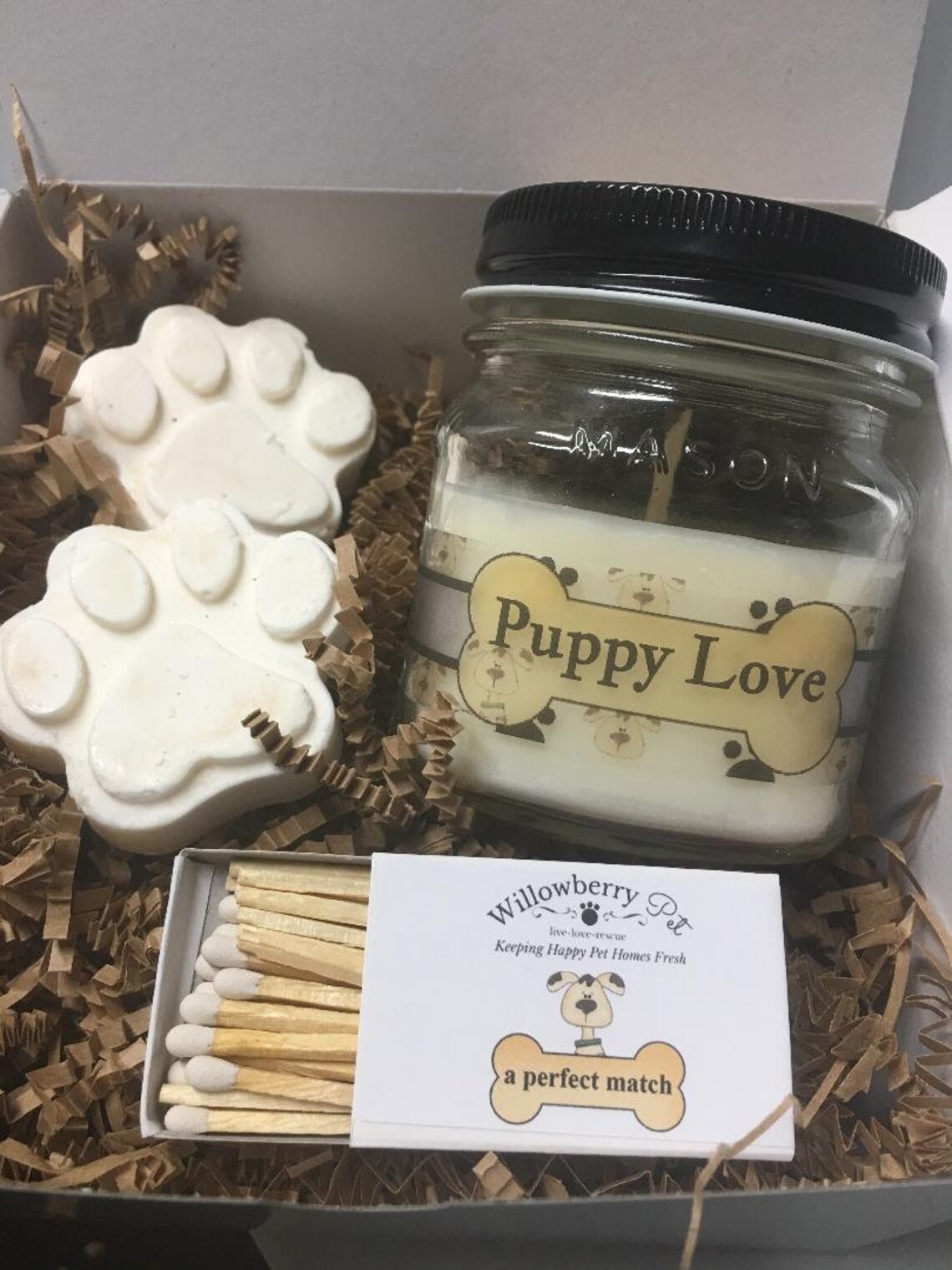 Dog Candle Dog Lover Candle Gift Candle Dog Puppy Love Etsy