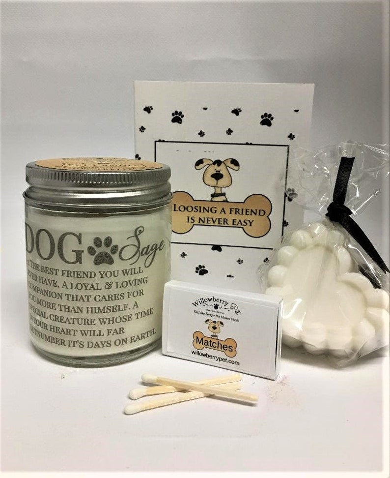 Dog Memory Dog Memory Gift Memory Candle Dog Memorial Gift Etsy