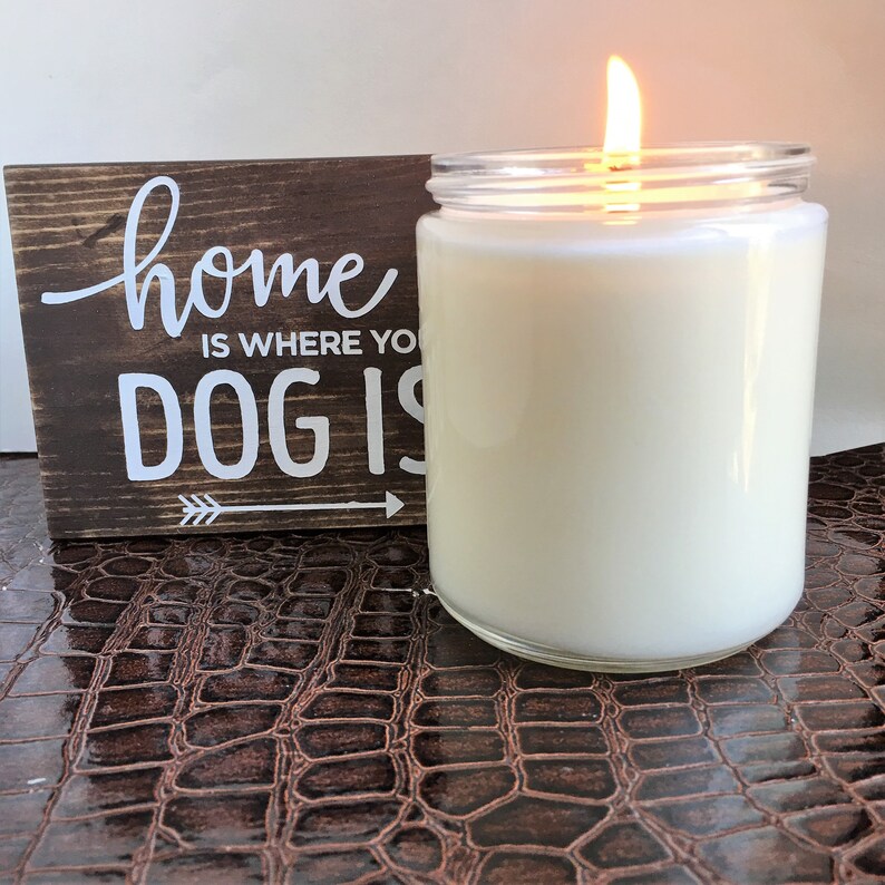 Rescue Live Love Rescue Rescue Dog Dog Candle Dog Lover Etsy
