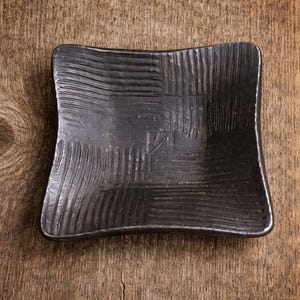 Hand Forged Iron Bowl, Blacksmith Art, Candy Dish image 1