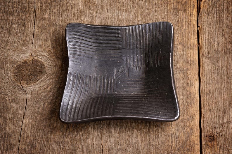 Hand Forged Iron Bowl, Blacksmith Art, Candy Dish image 1