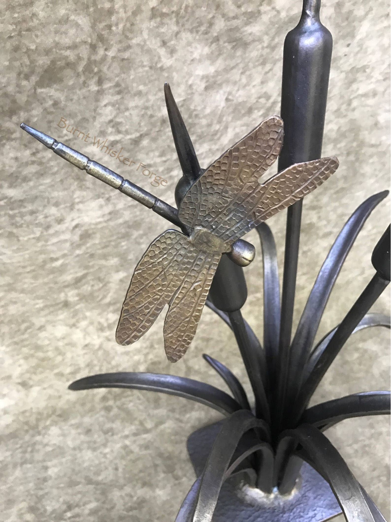 Blacksmith Iron Dragonfly Iron Dragonfly Etsy