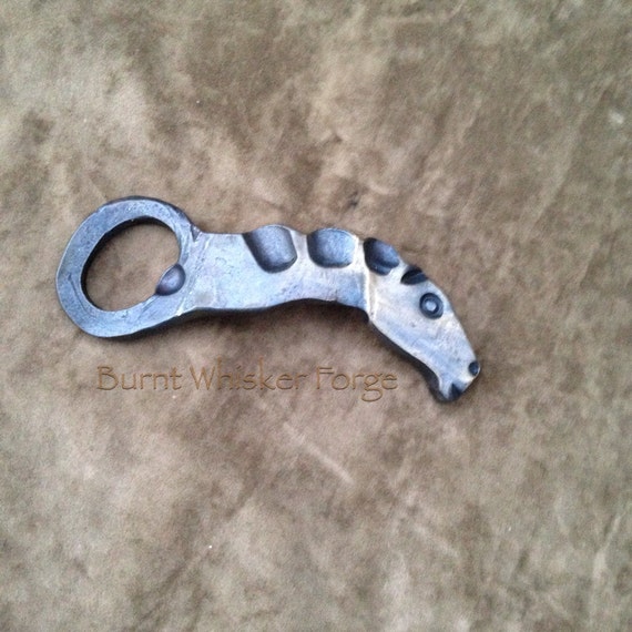 Iron Horse Bottle Opener, Bottle Opener, Blacksmith, Burnt Whisker Forge, Iron, Groomsmen Gift, Wedding Gift, Handforged Iron