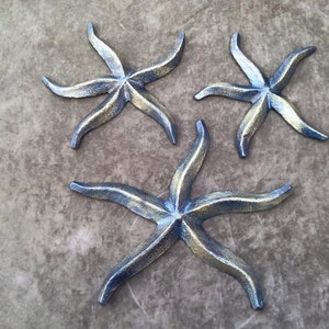 Handforged, Iron Starfish, Sculpture, Wall Hanging