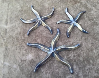 Handforged, Iron Starfish, Sculpture, Wall Hanging