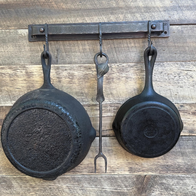 Forged Pot Rack Iron Pot Rack - Etsy