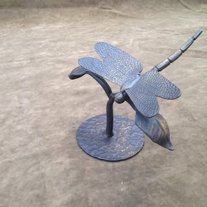 Blacksmith Handforged Iron Dragonfly, Dragonfly Sculpture, Handforged Dragonfly, Blacksmith Dragonfly, Dragonfly Sculptures, Blacksmith Fly