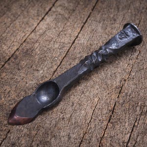 Abridor de ostras de hierro forjado a mano, herramienta de cocina rústica