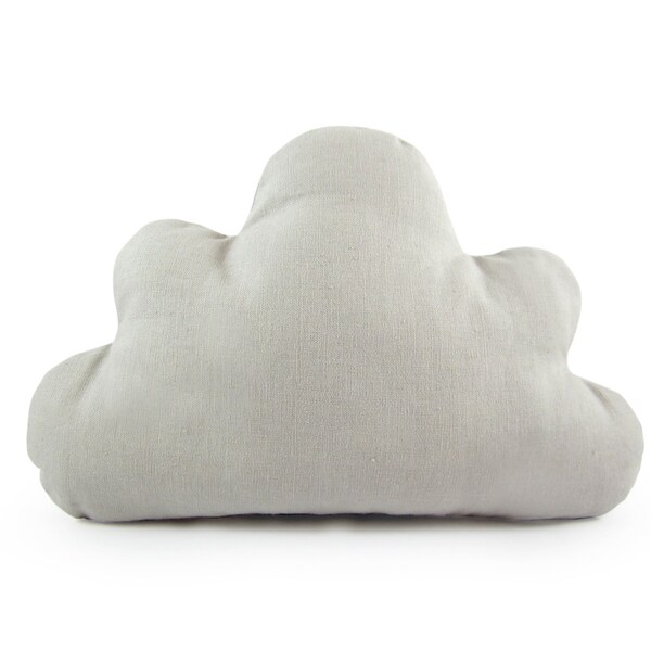 Sale 40%  Small Cloud Cushion, Cloud Tooth Fairy Pillow, Cloud Cushion, Pillow with pocket, Tooth Fairy Pillow / Grey