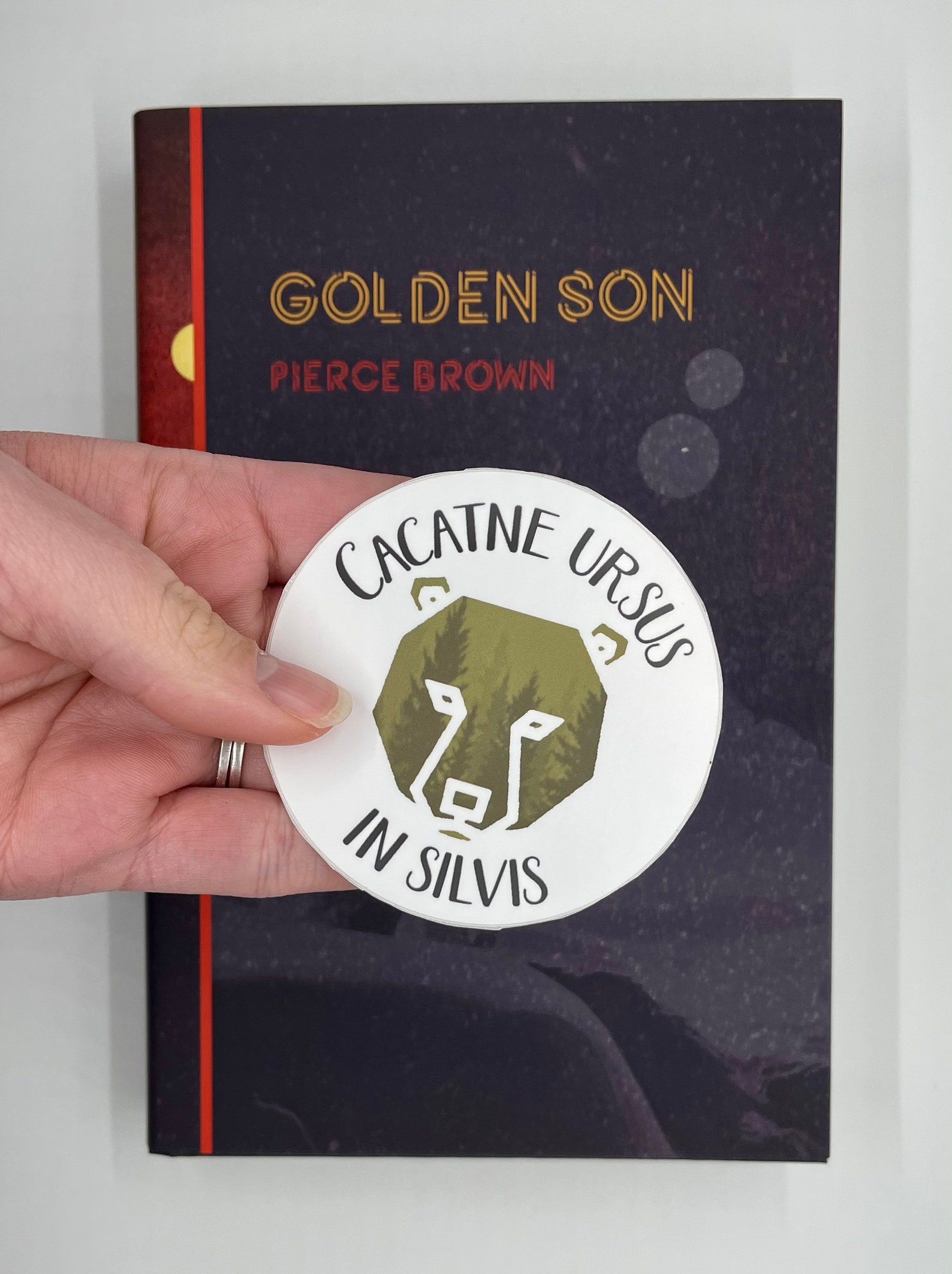 Sticker Red Rising Sevro Au Barca Does a Bear Sht in the Etsy Canada