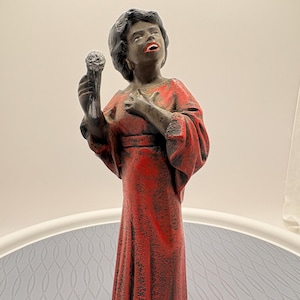 Jazz Female Singer Figurine - Etsy