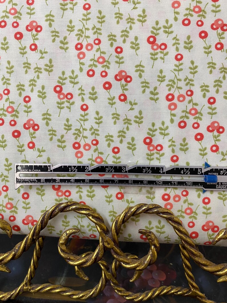 Lovely Cotton Fabric by Sandy Gervais for Moda 17574 11 Small Circular ...