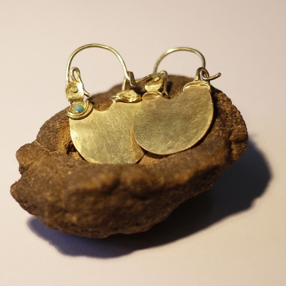 Bronwen Crescent Moon Post Earrings