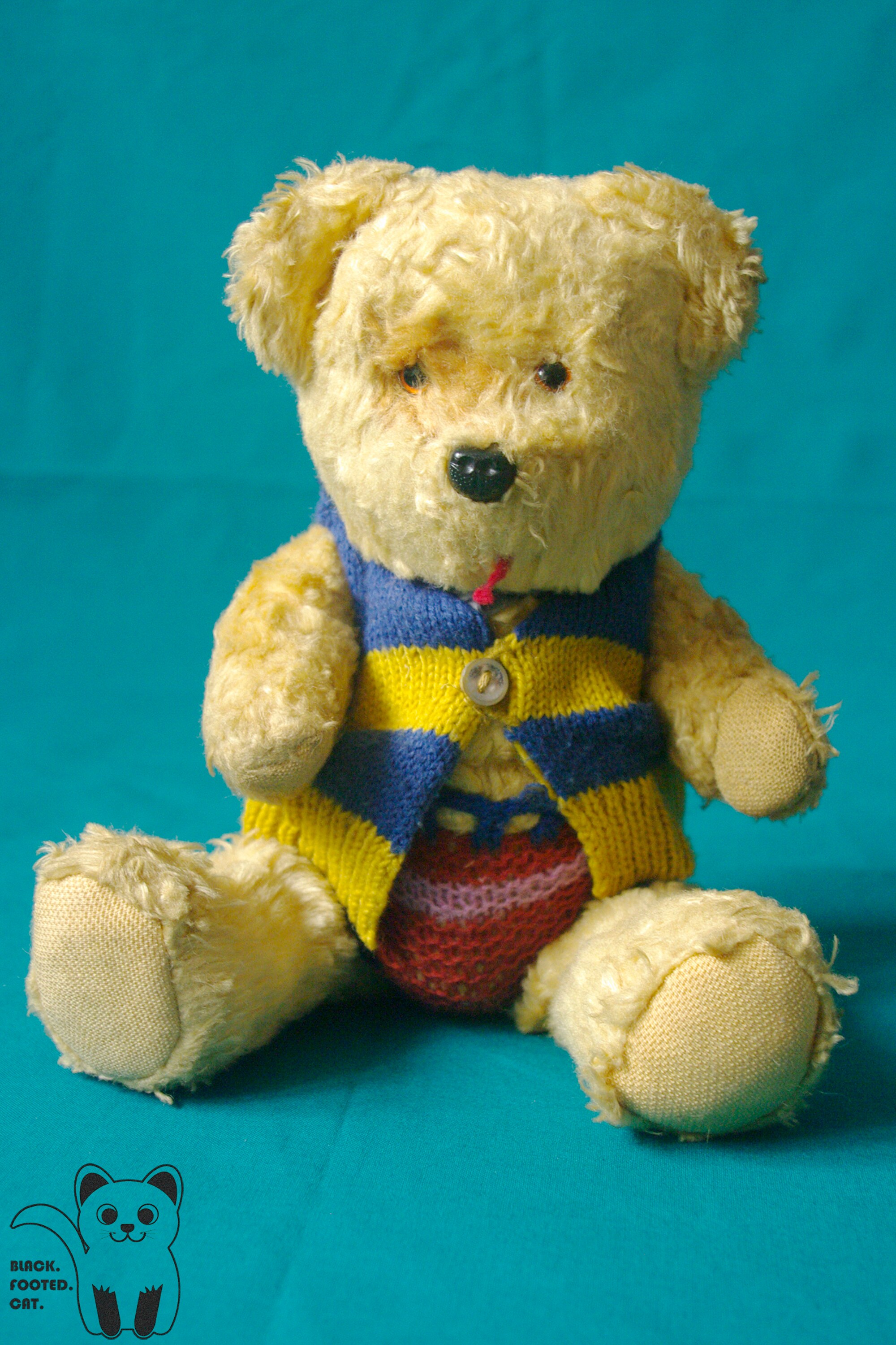 Old Vintage Teddy Bear 1950s 1960s 