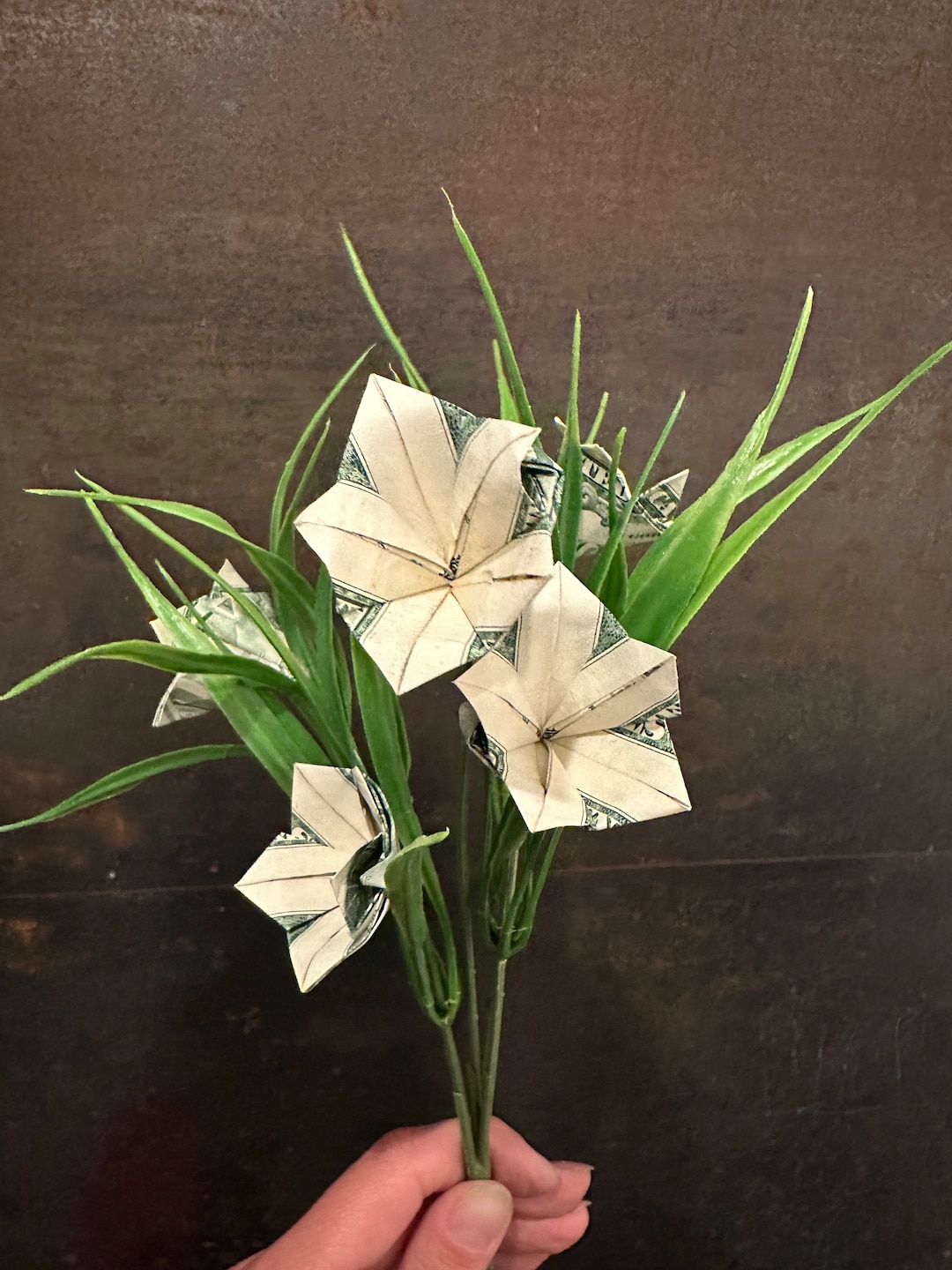Flower Plumeria Money Origami 5 Dollar Bills Etsy