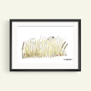 Soft Coated Wheaten Terrier &#39;In the Grass&#39; print
