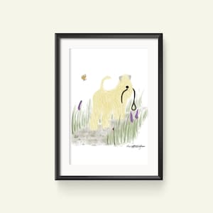 Soft Coated Wheaten Terrier &#39;Walk our wheaten&#39; Print