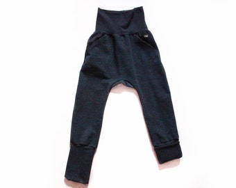 Blue Jeans for Kids, Stretchy Pants for Boys, Denim Pants for Girls, Neutral Baby Clothing, Handmade Gift for Kid, 1st Birthday Gift, Custom