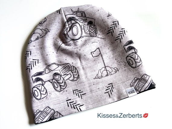 Monster Truck Hat Kids Beanie Monster 