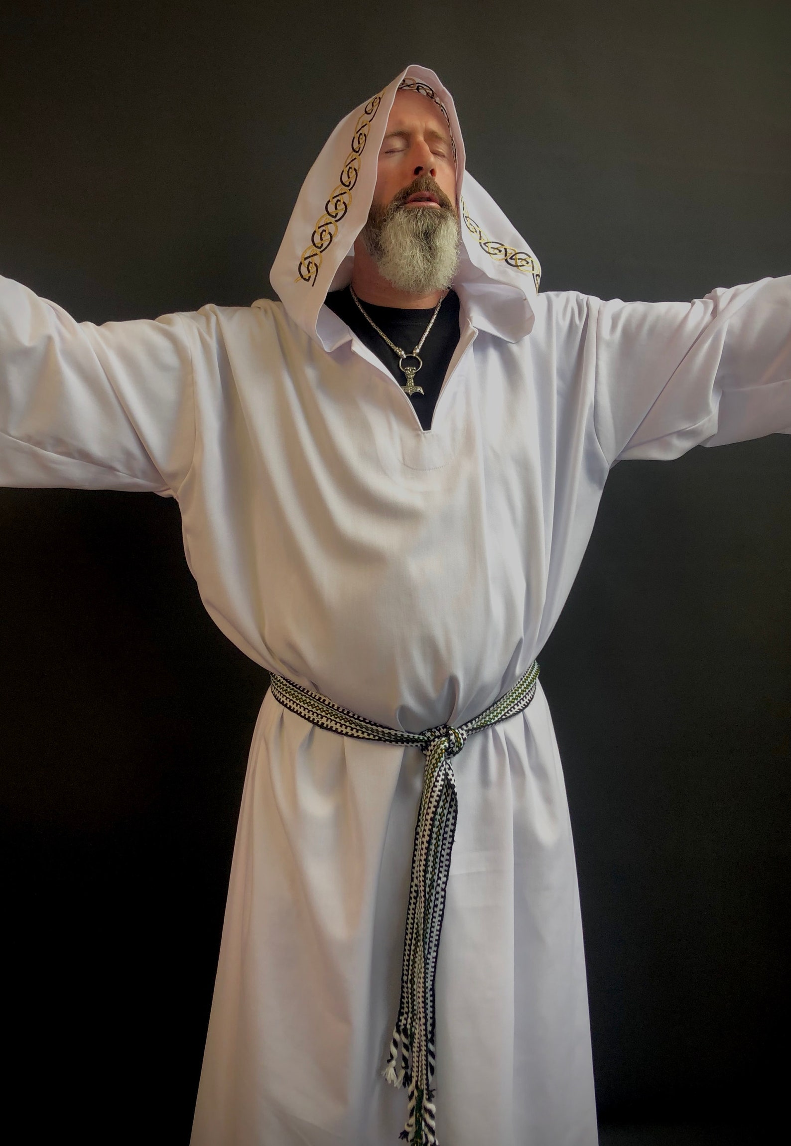 Druid Magical Ritual Working Ceremonial Robe Made to Measure Etsy