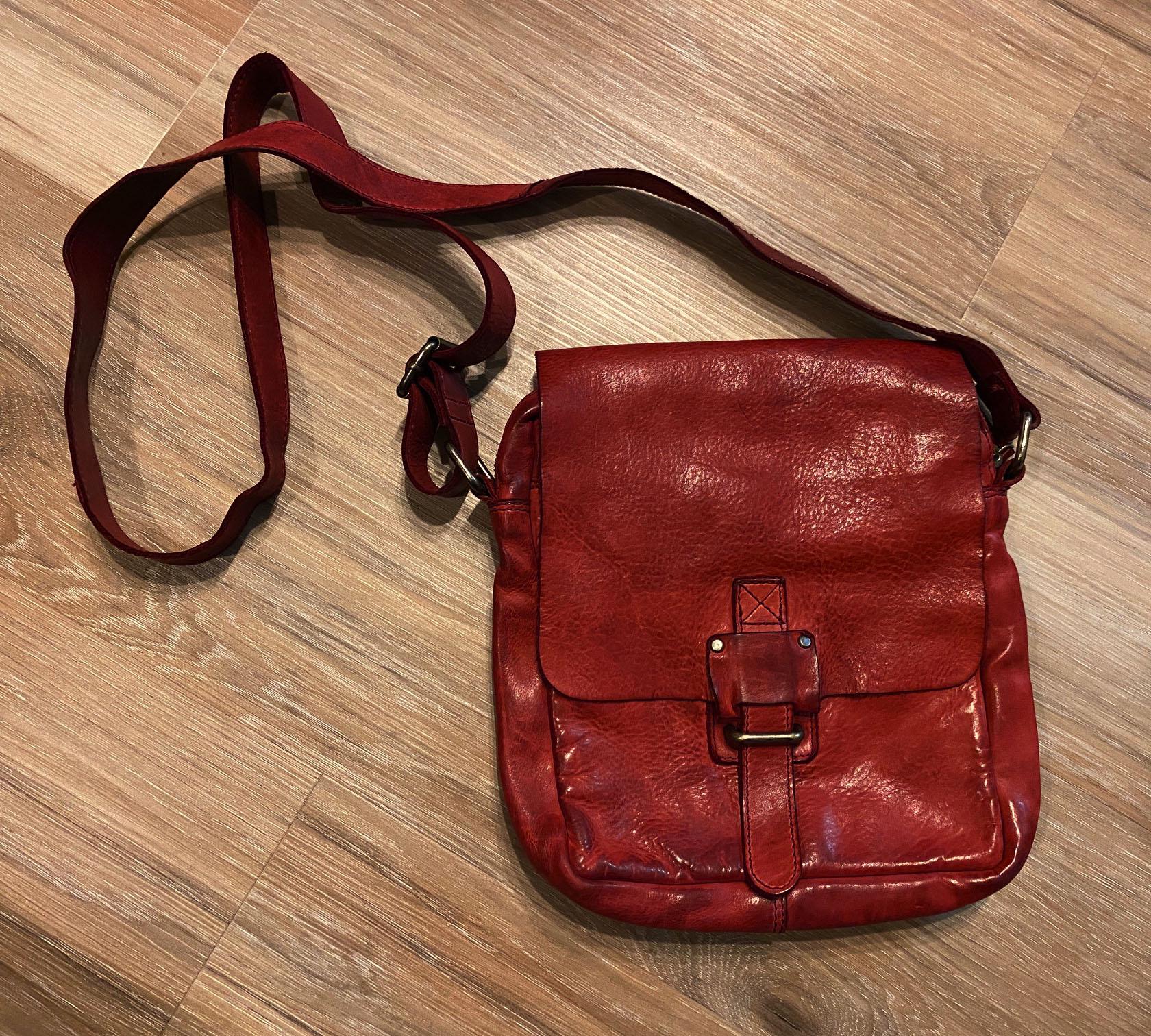 NWT HARBOUR 2nd LEATHER  MULTIFUNCTIONAL SMALL BACKPACK SLING SHOULDER BAG Harbour 2nd Ledertaschen | Vintage-Style & Qualität  main image 4