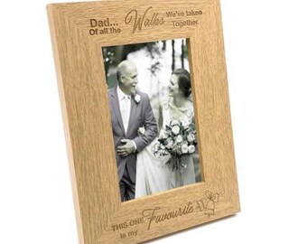 father of the bride picture frame