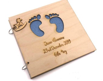 personalised baby boy photo album