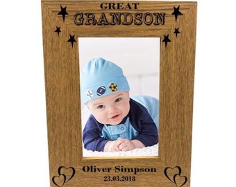 Personalised Gifts GreatGrandson Set Name A Star Box For Him Men Christmas