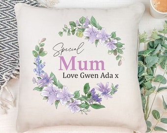 Personalised Special Mum Cushion Gift