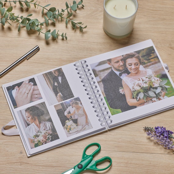 Wedding Day Photo Album Gift Personalised Couples Memories Keepsake