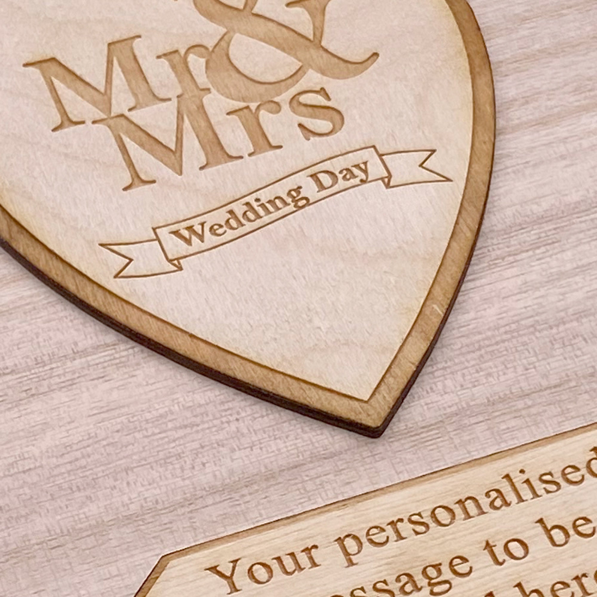 Personalised Mr and Mrs Wooden Keepsake Memory Wedding Gift Box - Etsy UK