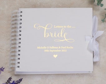 Personalised Letters To The Bride Scrapbook or Photo Album Gift