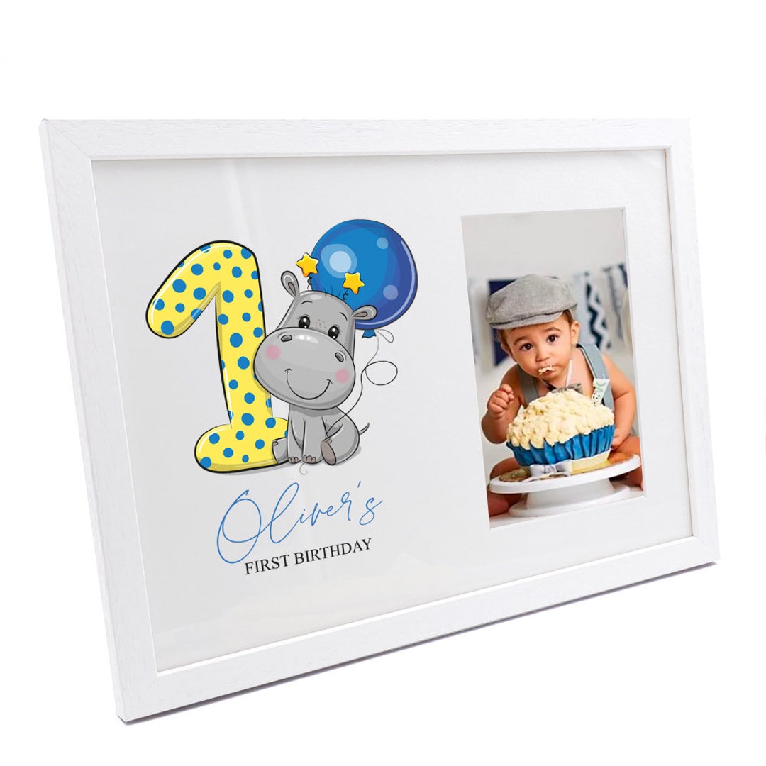 Personalised Baby Boy 1st Birthday Photo Frame Keepsake Gift - Etsy