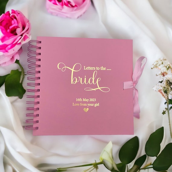 Buy Personalised Letters To The Bride Scrapbook or Photo Album