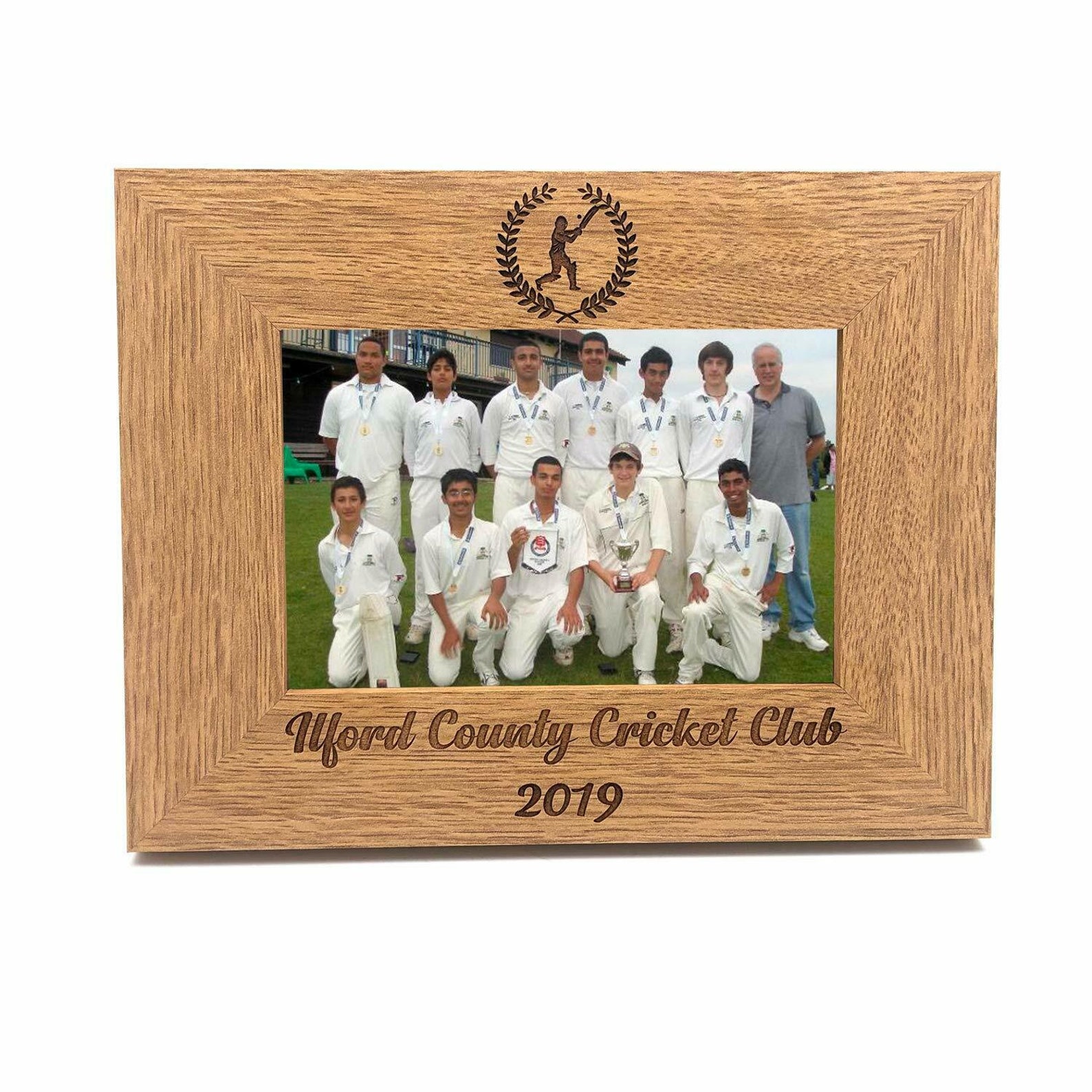 Cricket Themed Personalised Engraved Photo Frame Etsy
