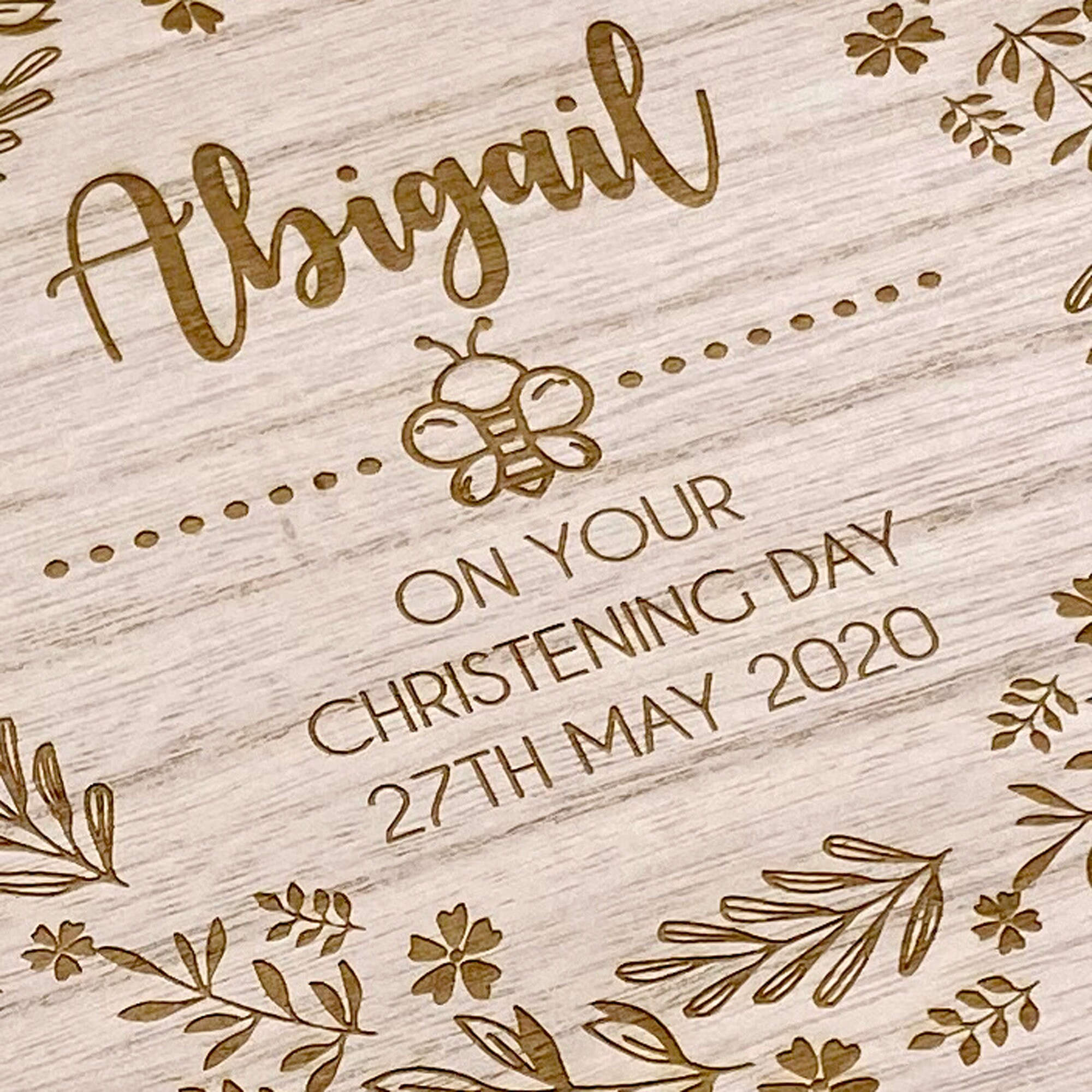 Personalised Christening Baptism or Communion Gift Keepsake Etsy UK