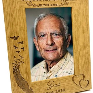 Personalised Because Someone We Love Is In Heaven Remembrance Photo Frame