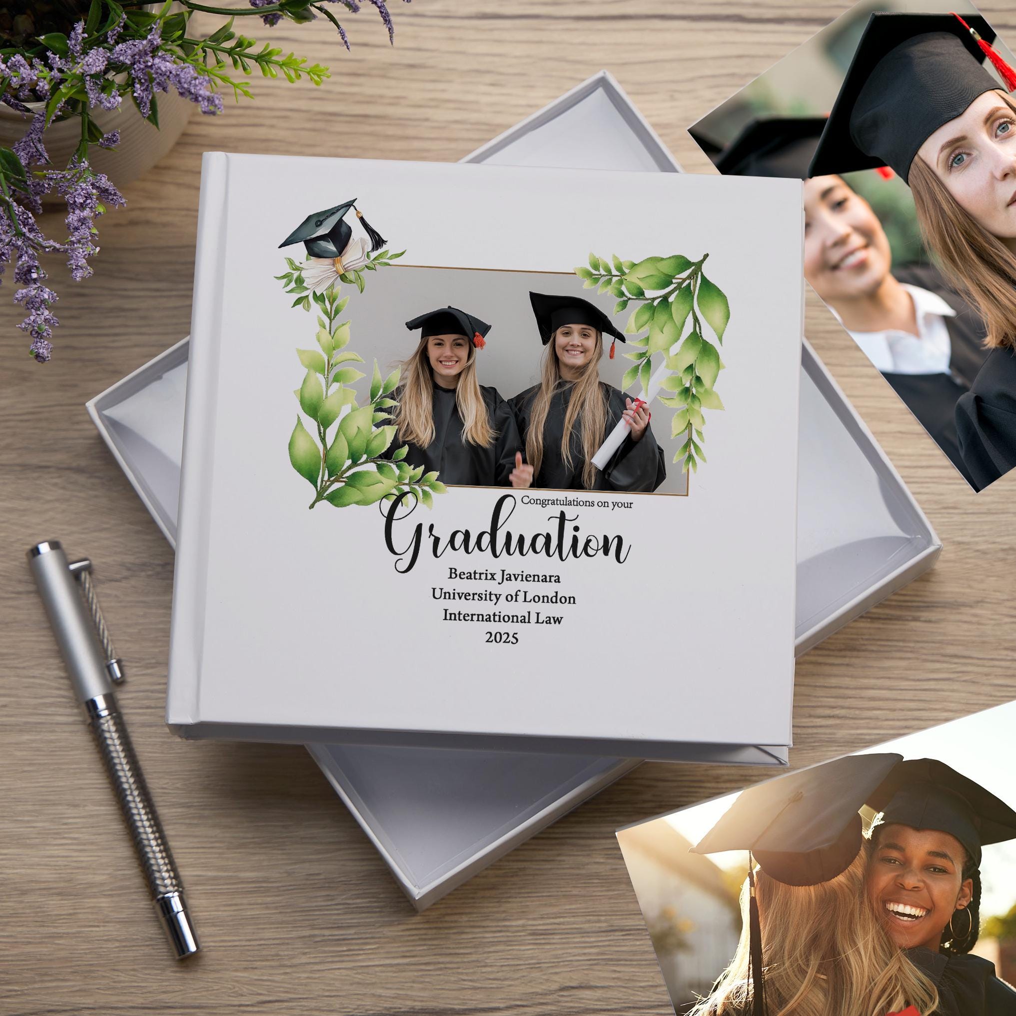 Personalised Graduation Photo Album Gift Custom Photo Keepsake