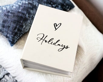 Holidays Photo Album With Sleeves 100 x 6x4 Capacity
