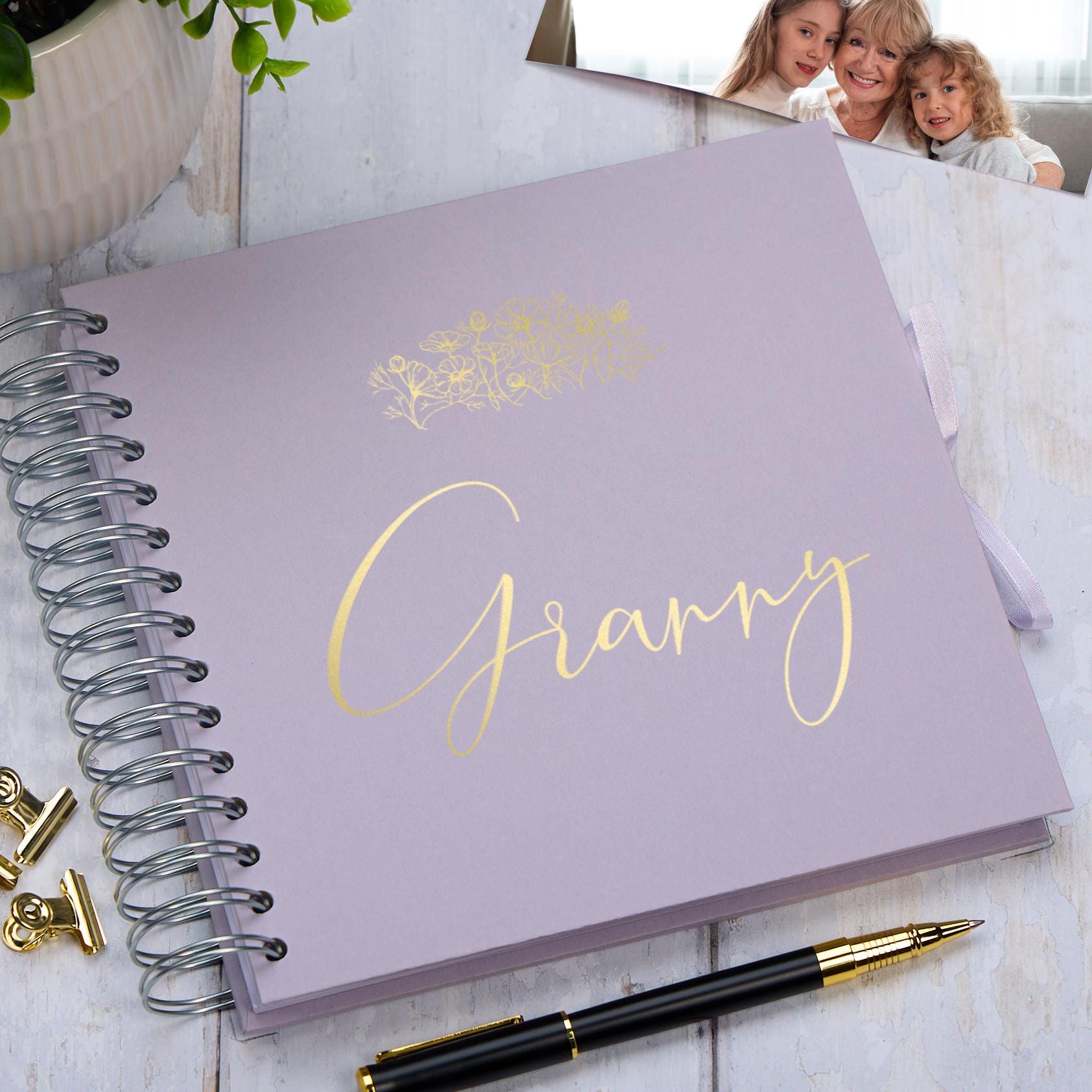 Multiple Colours Granny Scrapbook Photo Album With Sentiment - Etsy